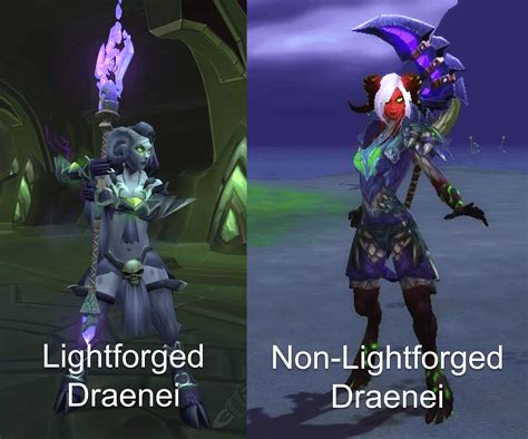 draenei racial abilities|draenei vs lightforged.